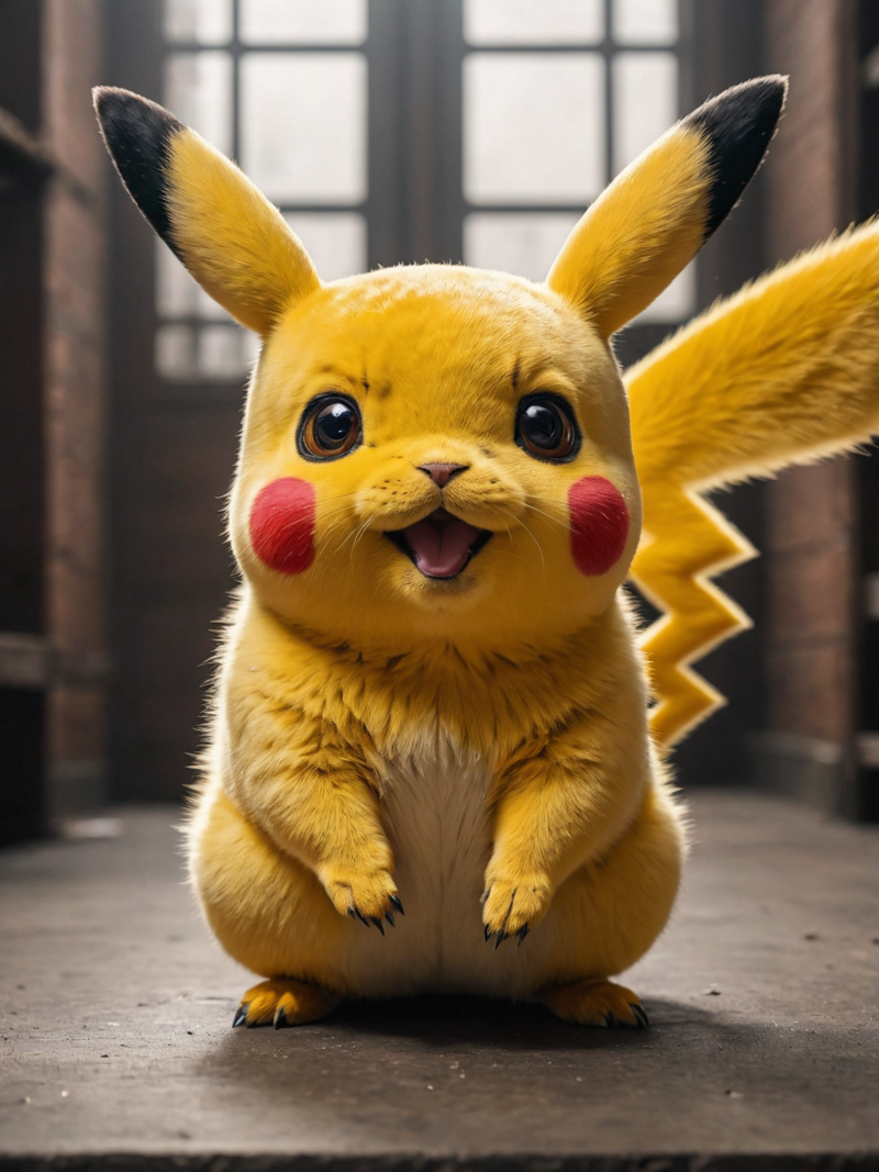 31073308-2065889259-Photography, full body of real life pikachu portrait, symmetrical, highly detailed, smooth, sharp focus, cinematic lighting, kkw.png